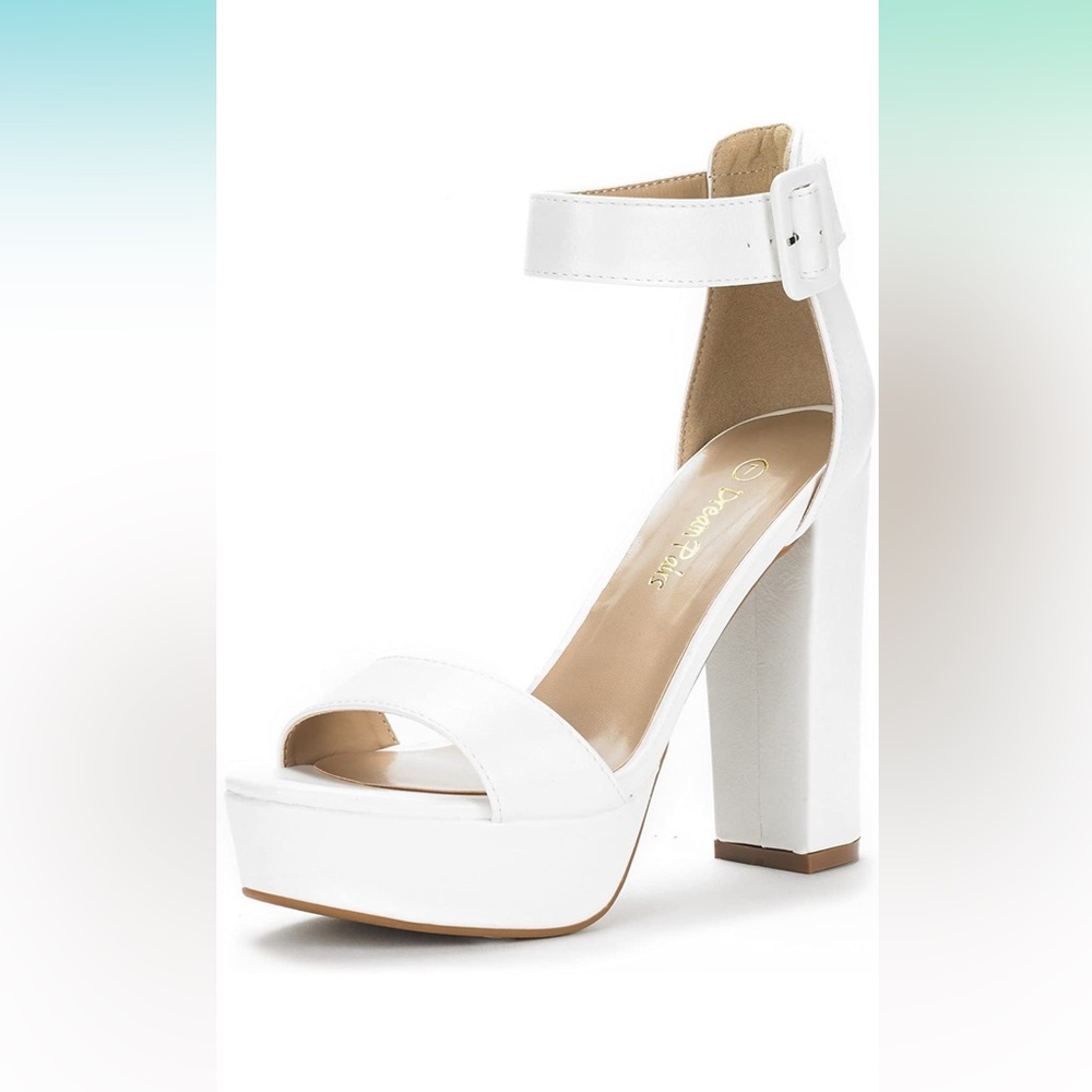 Women’s 6in white high heels